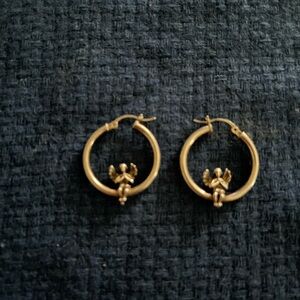 Cute Silver Hoop Eaerings